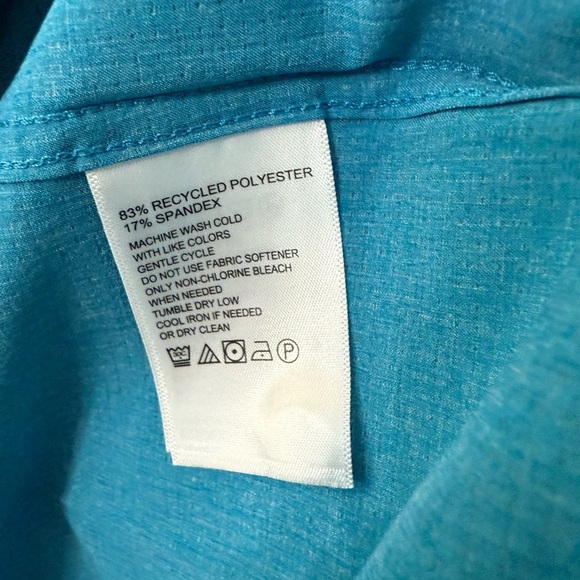 Tommy Bahama Big & Tall Bahama Coast IslandZone Heathered Solid Camp Shirt ~ NWT - Picture 6 of 11